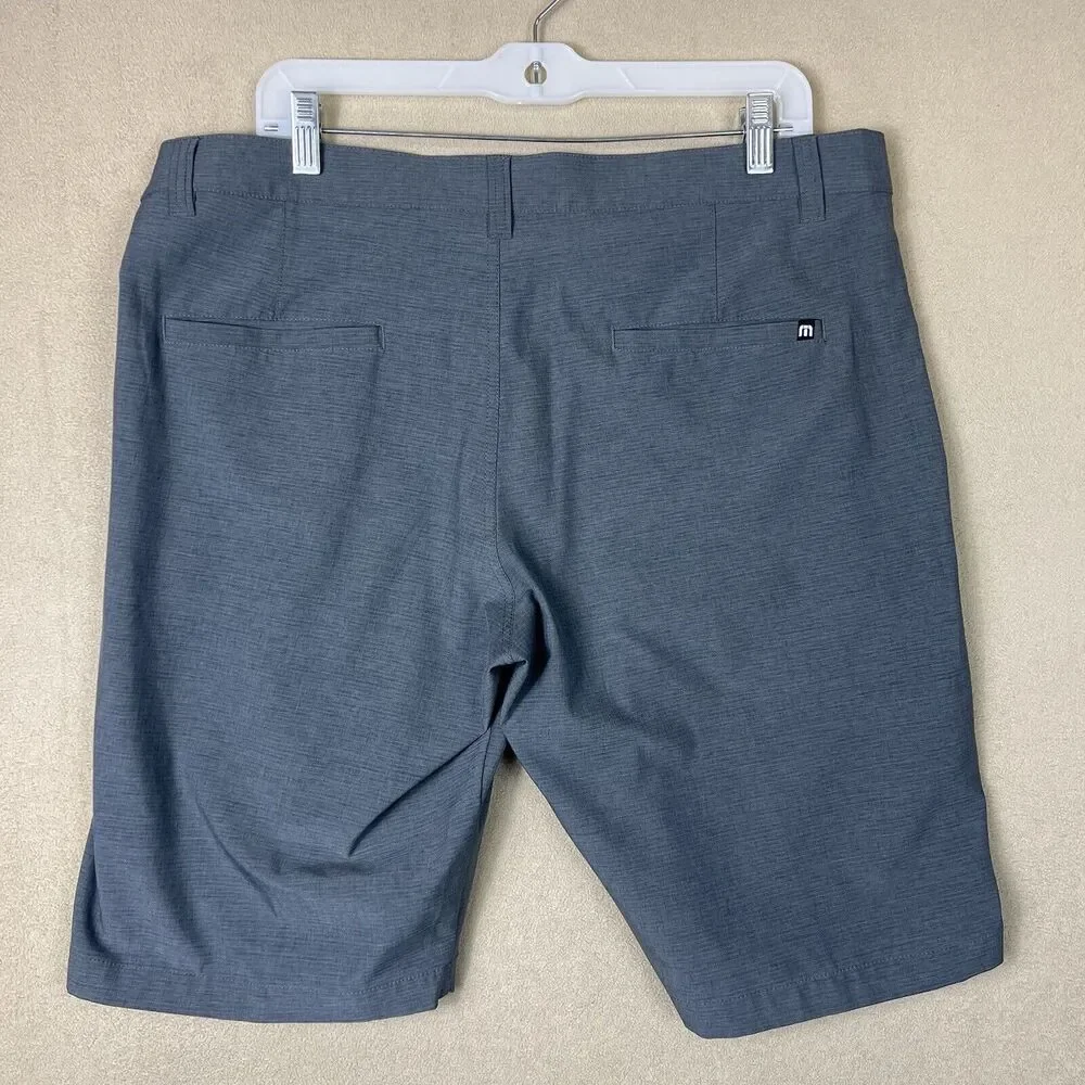 Travis Mathew Shorts Mens 36 Gray Golf Golfing Rugby‎ Preppy Short Adultf